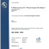 ISO 22000 : 2005 CERTIFICATE
